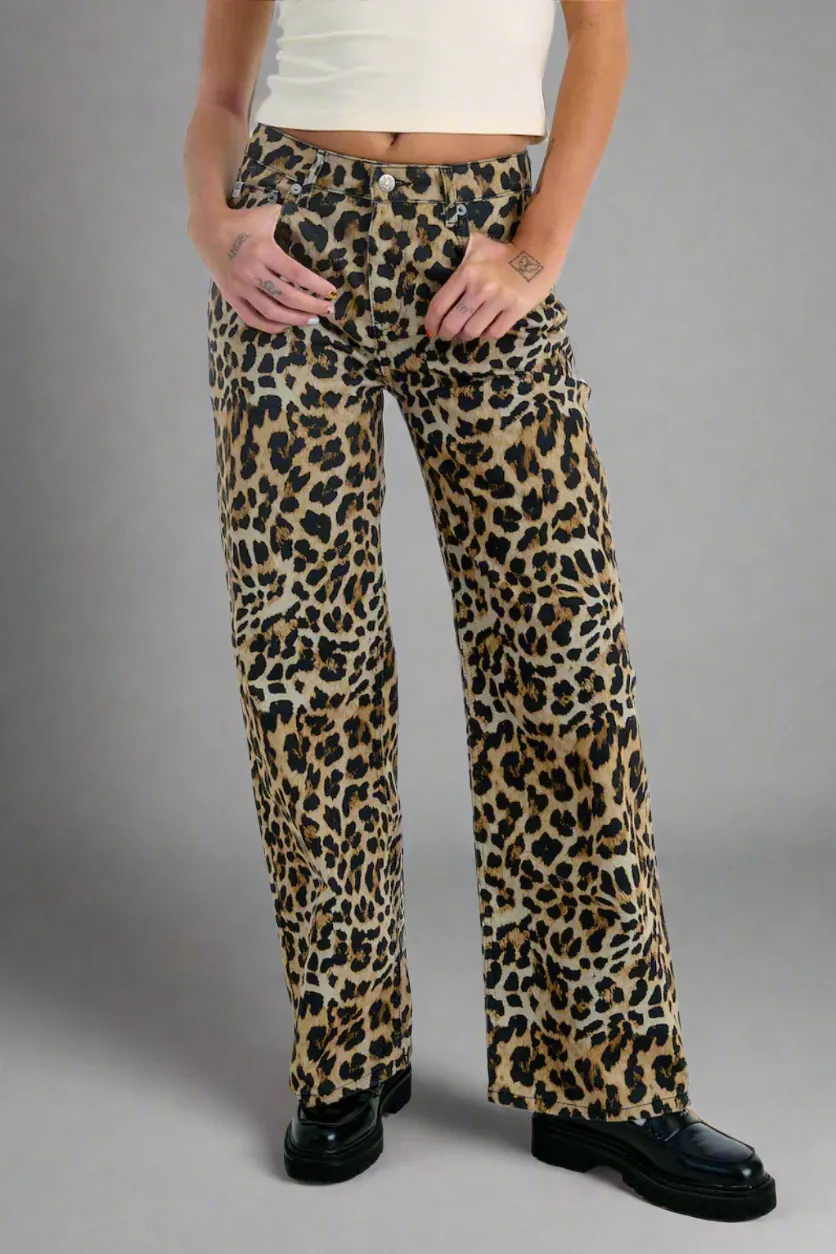 The Ragged Priest Leopard Wash Release Jeans