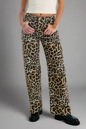 The Ragged Priest Leopard Wash Release Jeans