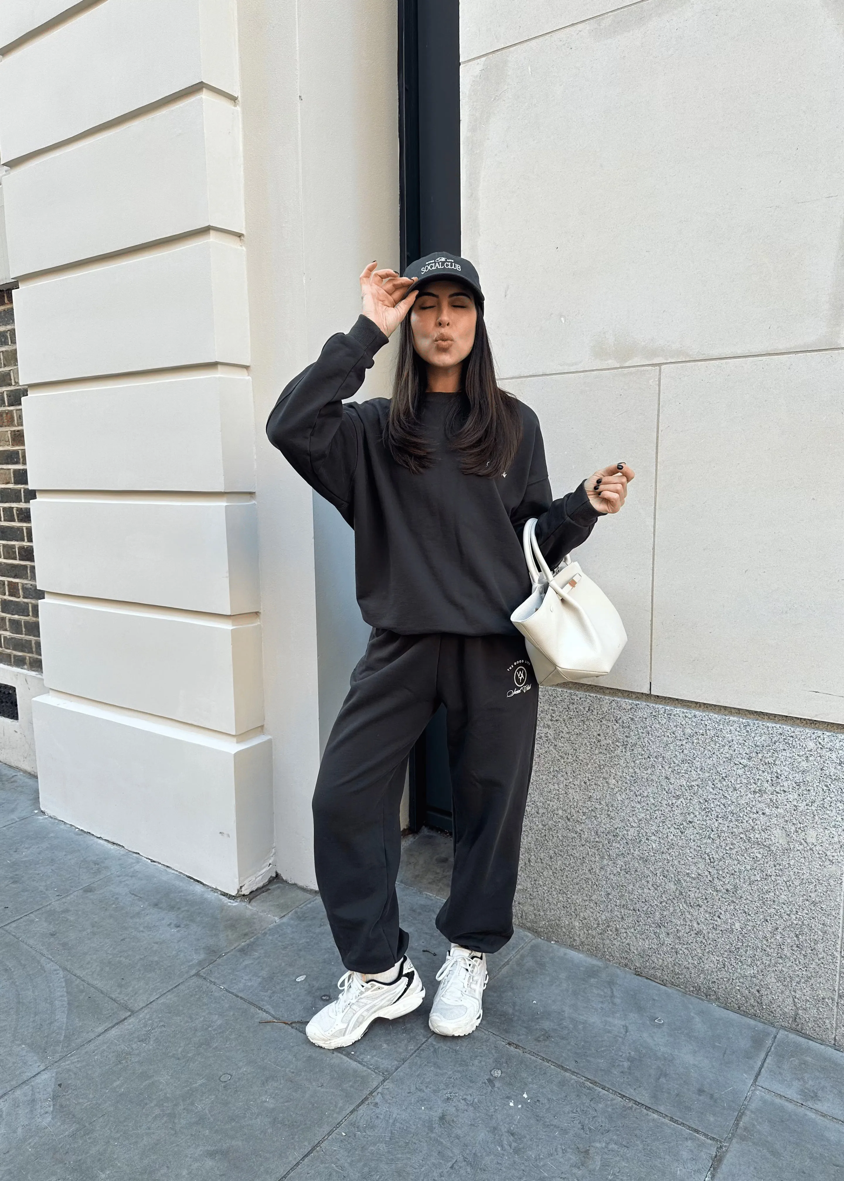 THE SOCIAL CLUB CREWNECK JUMPER - COCOA BEAN