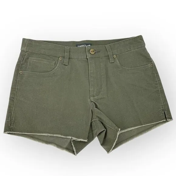 TOAD&amp;CO‎ NWT Sequoia Fringe Short TOAD &amp; CO size 6- Olive - organic cotton
