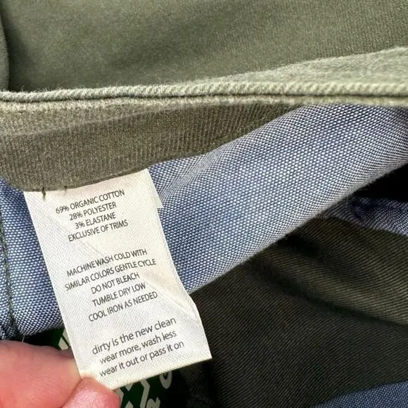 TOAD&amp;CO‎ NWT Sequoia Fringe Short TOAD &amp; CO size 6- Olive - organic cotton