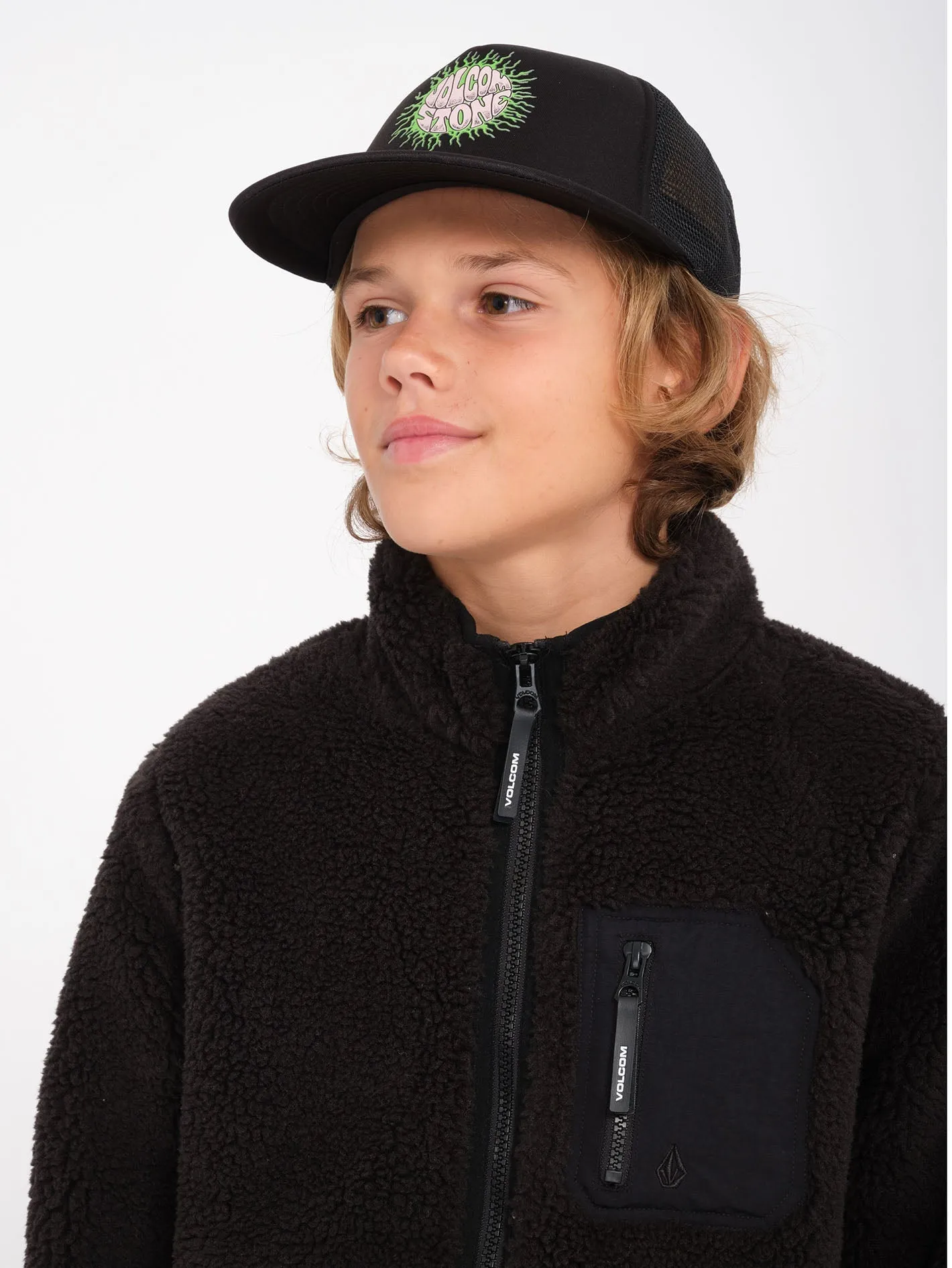 Too Fast Cheese Cap - Black - (KIDS)