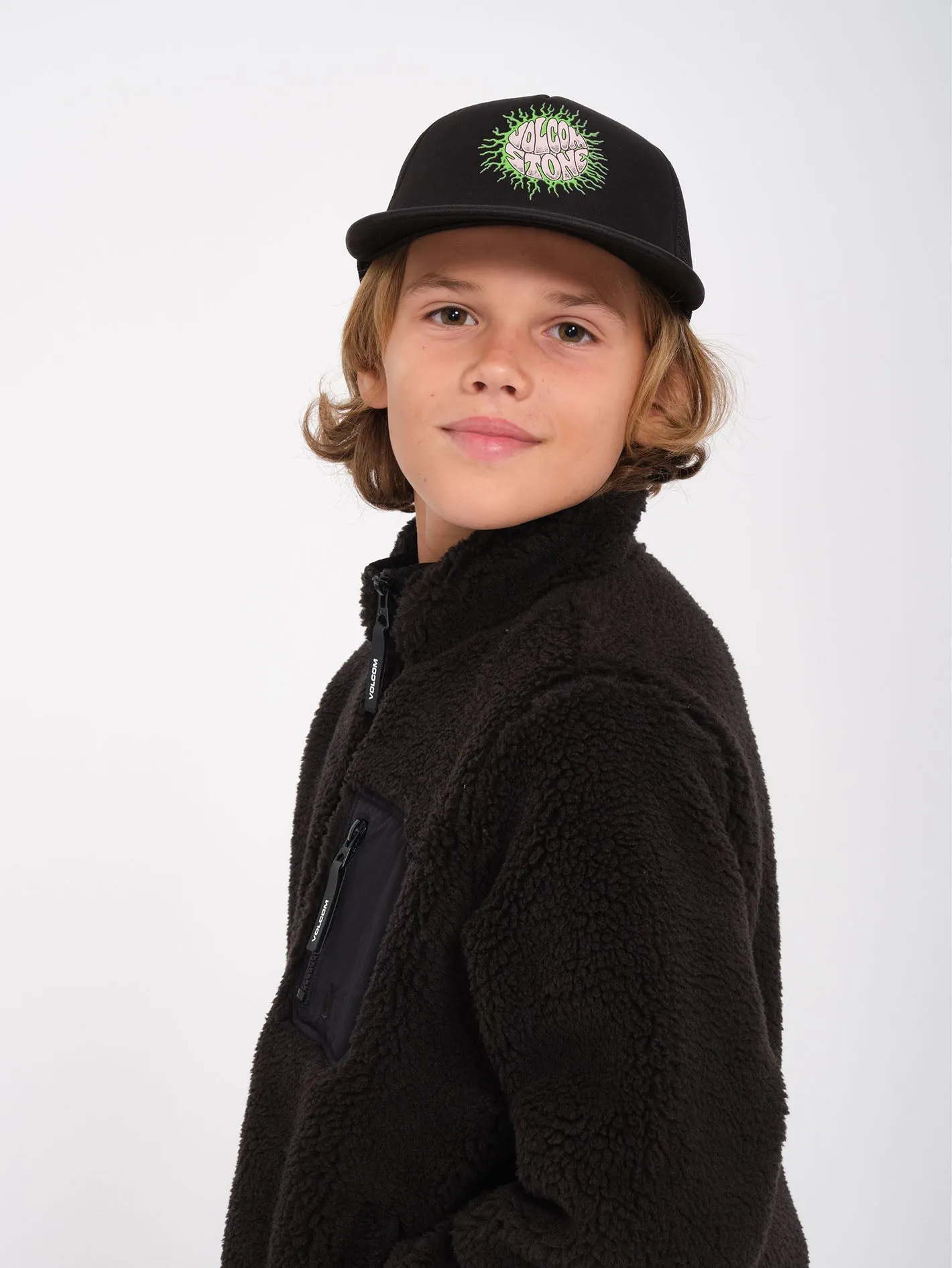 Too Fast Cheese Cap - Black - (KIDS)