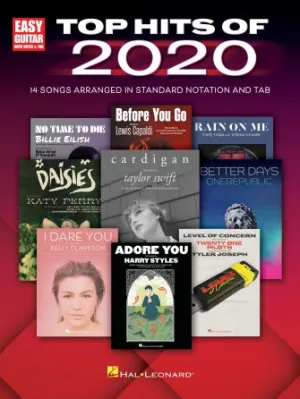 Top Hits of 2020 for Easy Guitar (Easy Guitar with Notes & Tab)