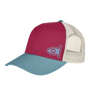 Tri-Color Cap Burgundy / Blue Slate