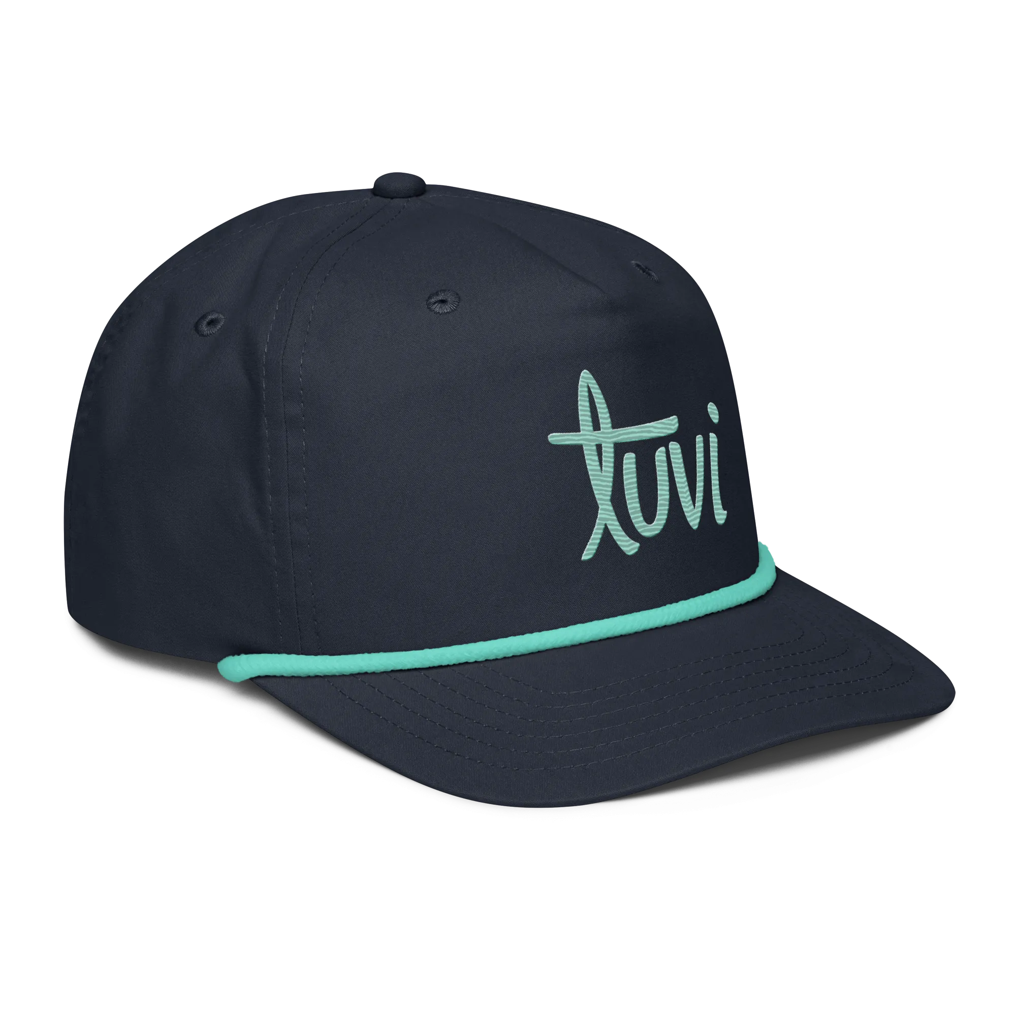 tūvi Rope Hat - Navy / Mint