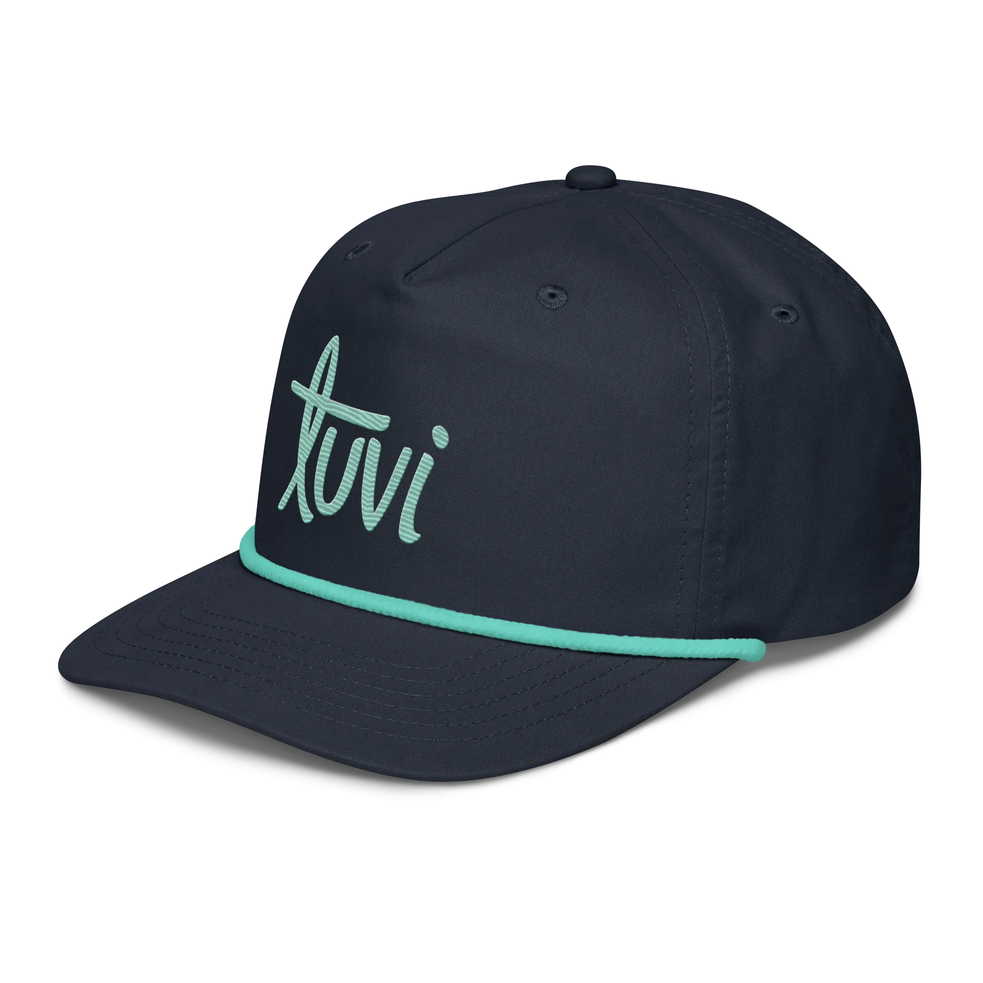 tūvi Rope Hat - Navy / Mint