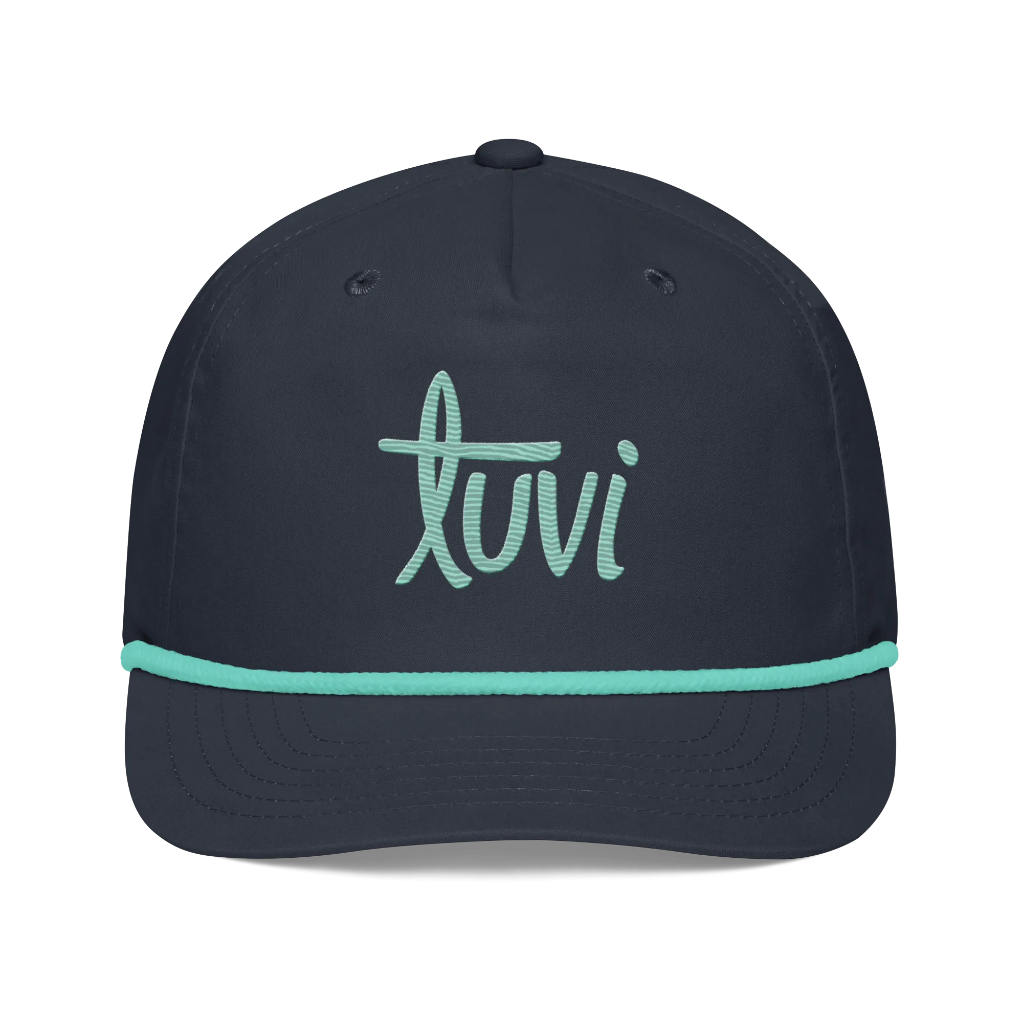 tūvi Rope Hat - Navy / Mint