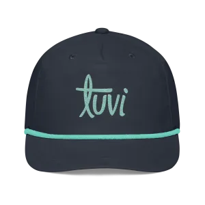 tūvi Rope Hat - Navy / Mint