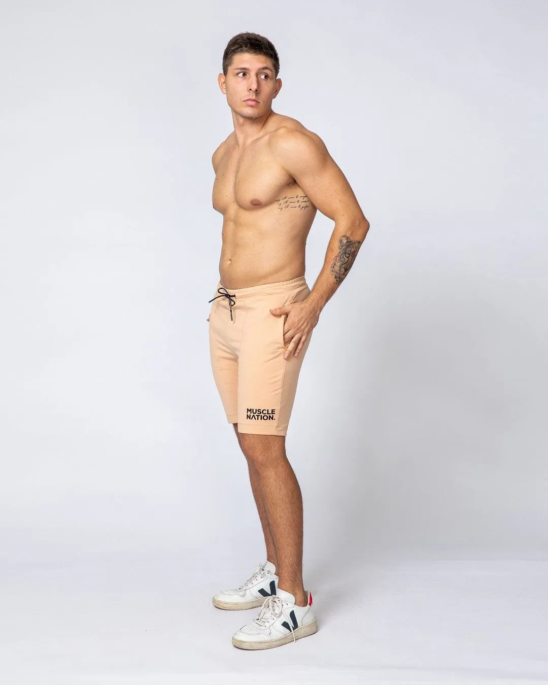 Ultimate Tapered Fit Shorts - Biscuit