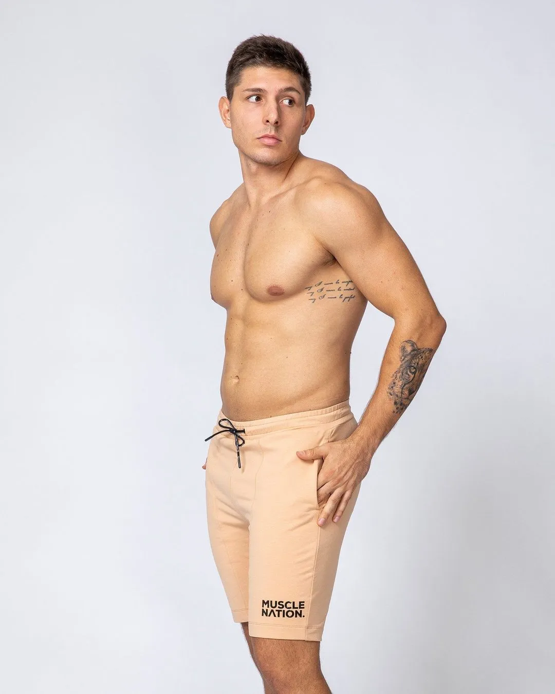 Ultimate Tapered Fit Shorts - Biscuit