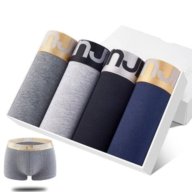 Underwear Men Cotton Boxer Homme Brand Underpants Male Panties Shorts U Convex Pouch