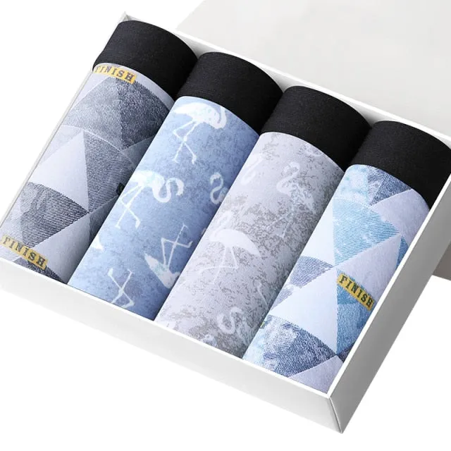 Underwear Men Cotton Boxer Homme Brand Underpants Male Panties Shorts U Convex Pouch