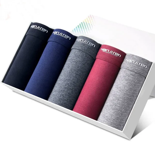 Underwear Men Cotton Boxer Homme Brand Underpants Male Panties Shorts U Convex Pouch