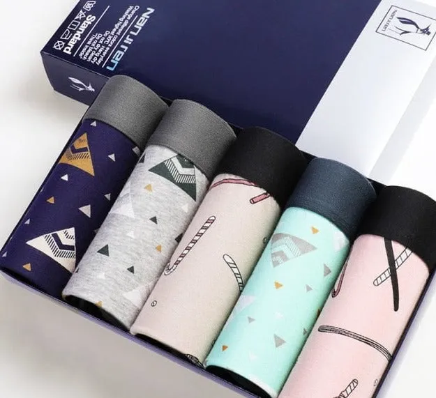 Underwear Men Cotton Boxer Homme Brand Underpants Male Panties Shorts U Convex Pouch