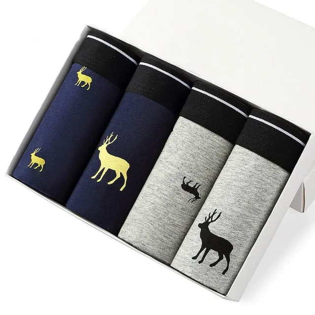 Underwear Men Cotton Boxer Homme Brand Underpants Male Panties Shorts U Convex Pouch