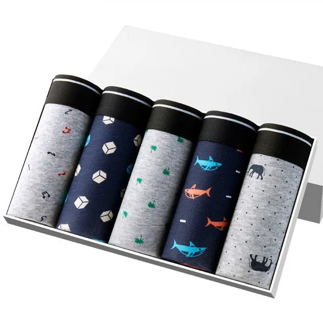 Underwear Men Cotton Boxer Homme Brand Underpants Male Panties Shorts U Convex Pouch