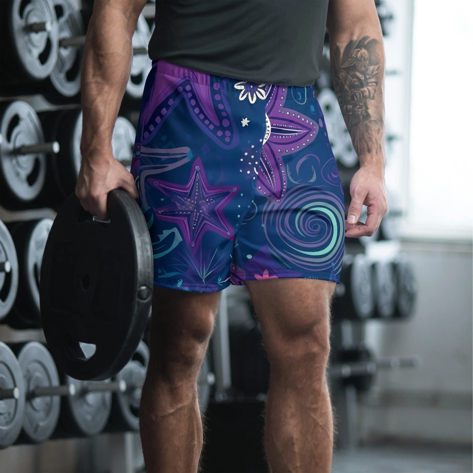 Unisex All-Over Print Athletic Long Shorts for Festivals