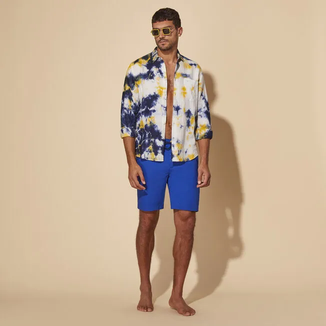 VILEBREQUIN Men Jogging Gabardine Stretch Bermuda Shorts