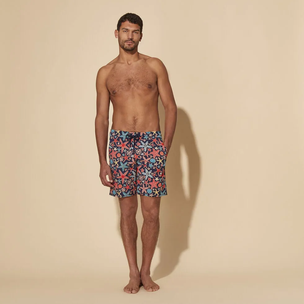 VILEBREQUIN Men Long Swim Shorts Holistarfish