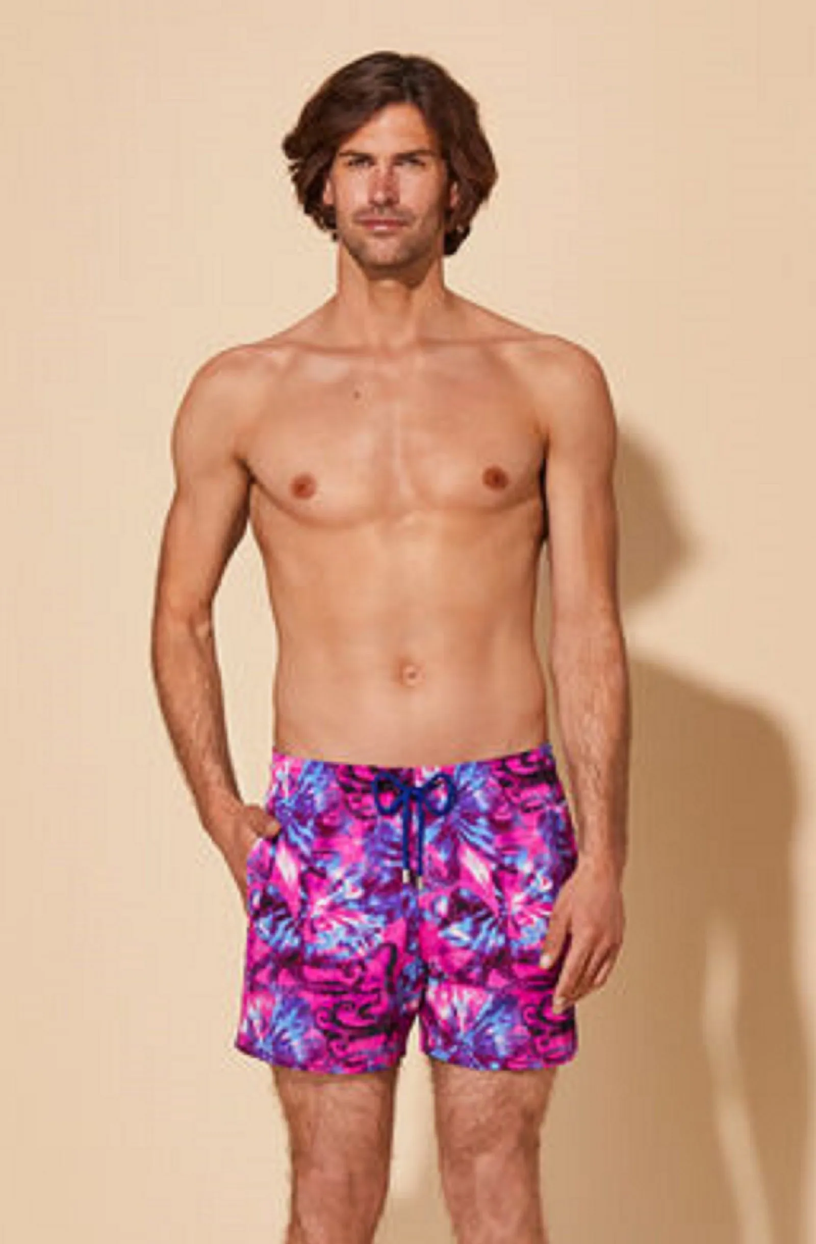 VILEBREQUIN Men Stretch Swim Shorts Poulpes Tie and Dye