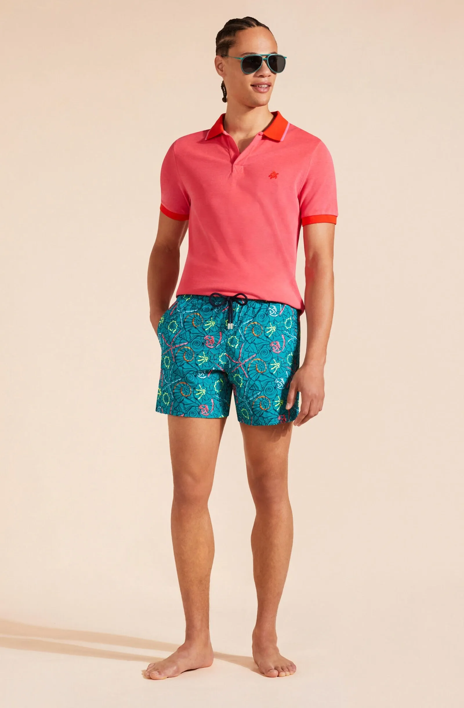 VILEBREQUIN Men Swim Shorts Embroidered Noumea Sea - Limited Edition