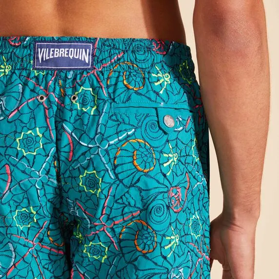 VILEBREQUIN Men Swim Shorts Embroidered Noumea Sea - Limited Edition