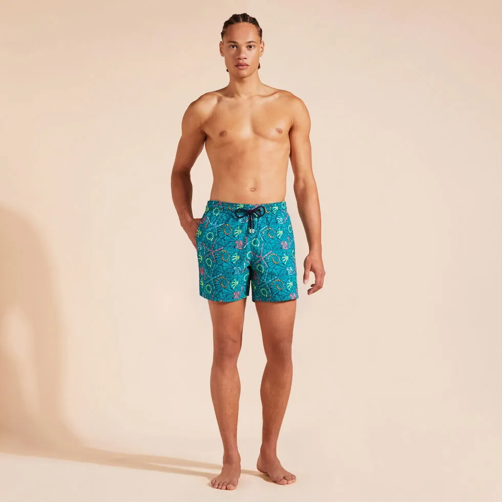 VILEBREQUIN Men Swim Shorts Embroidered Noumea Sea - Limited Edition
