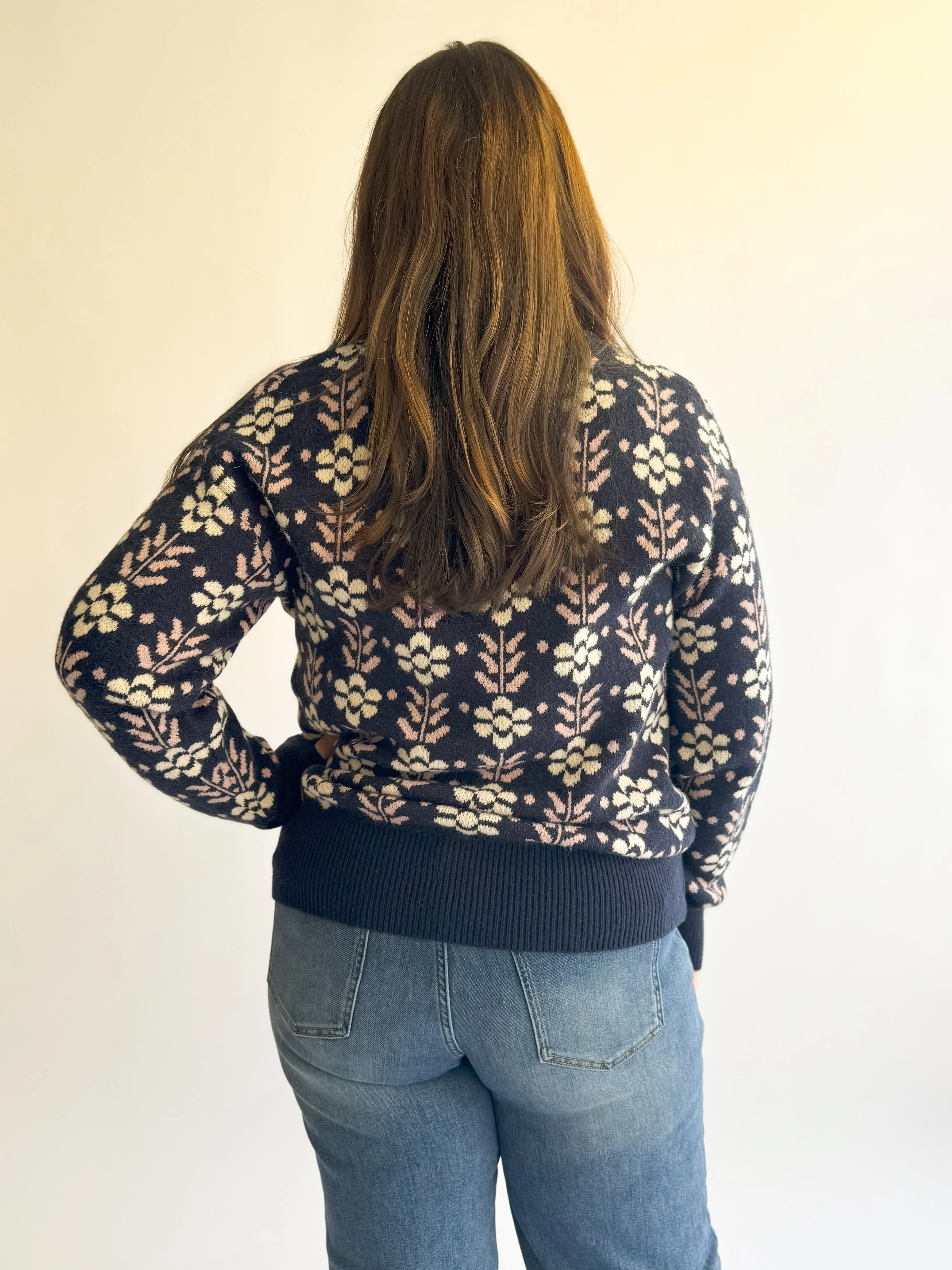 Vintage Flower Sweater