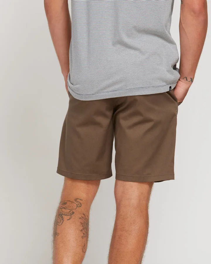 Volcom Frickin Modern Stretch 19 Shorts - Mushroom