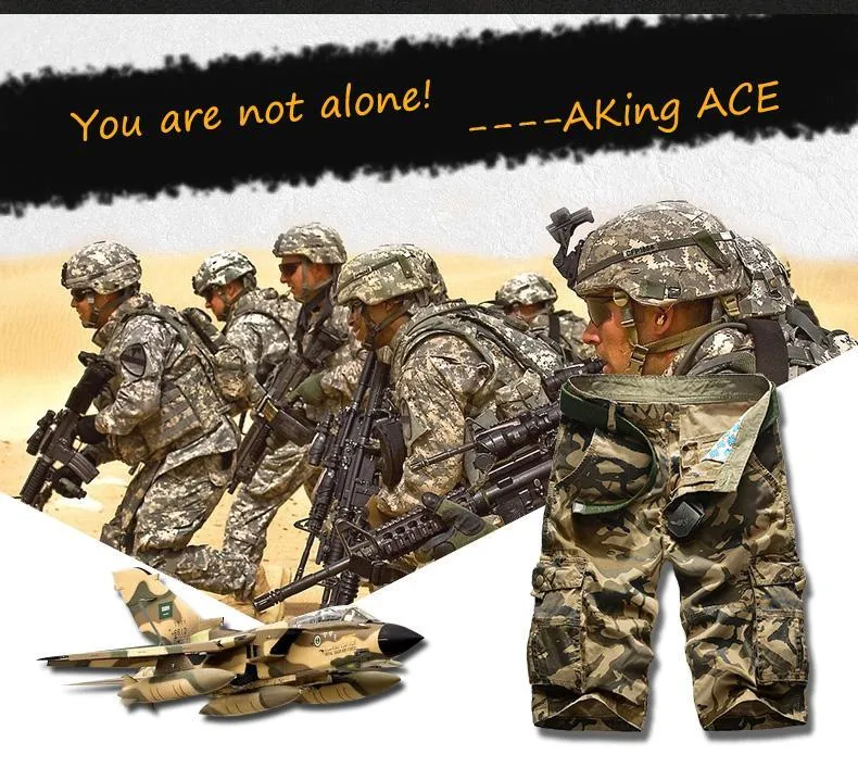 VP77 Camo Cargo Shorts
