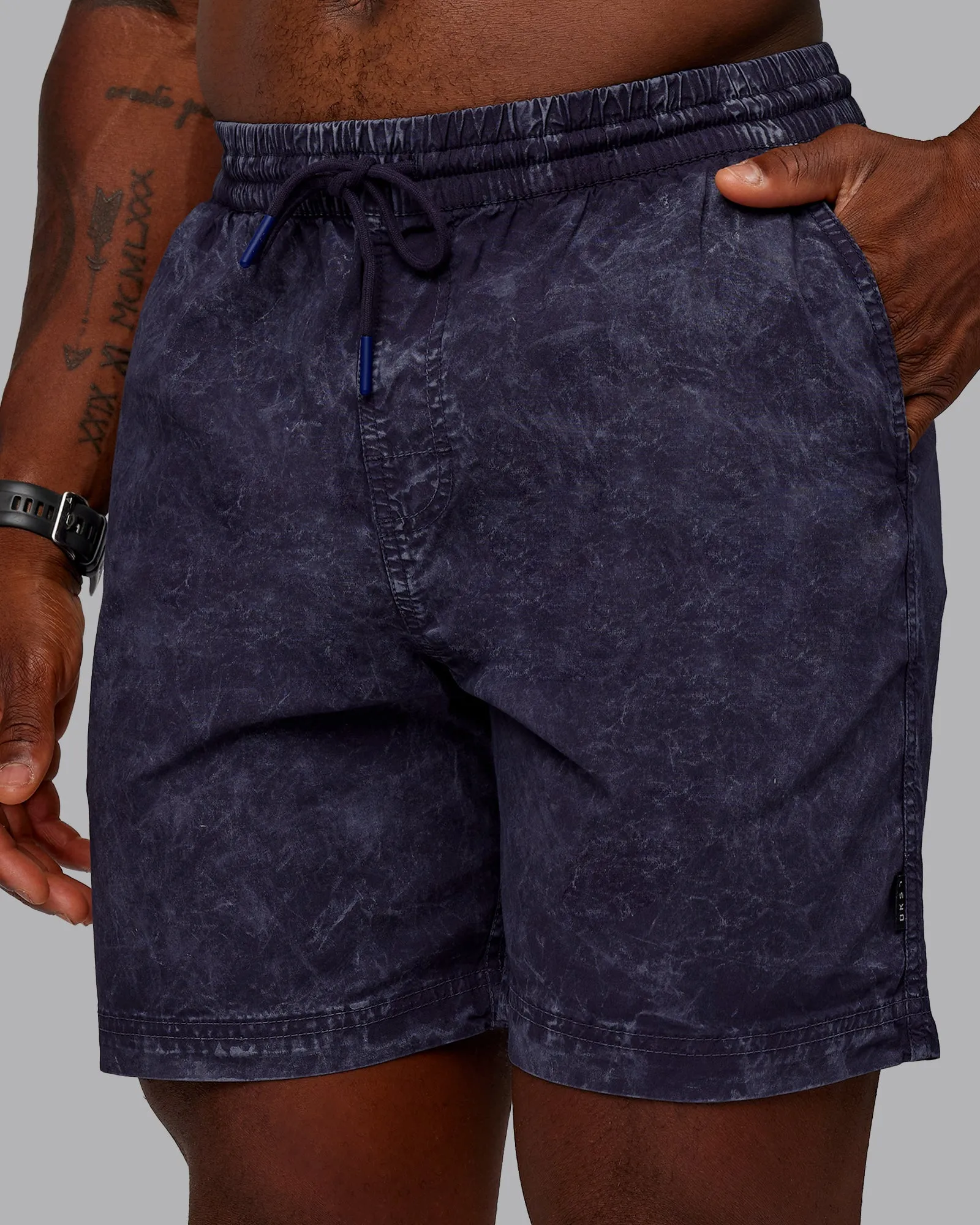 Washed Daily 7" Shorts - Midnight Blue