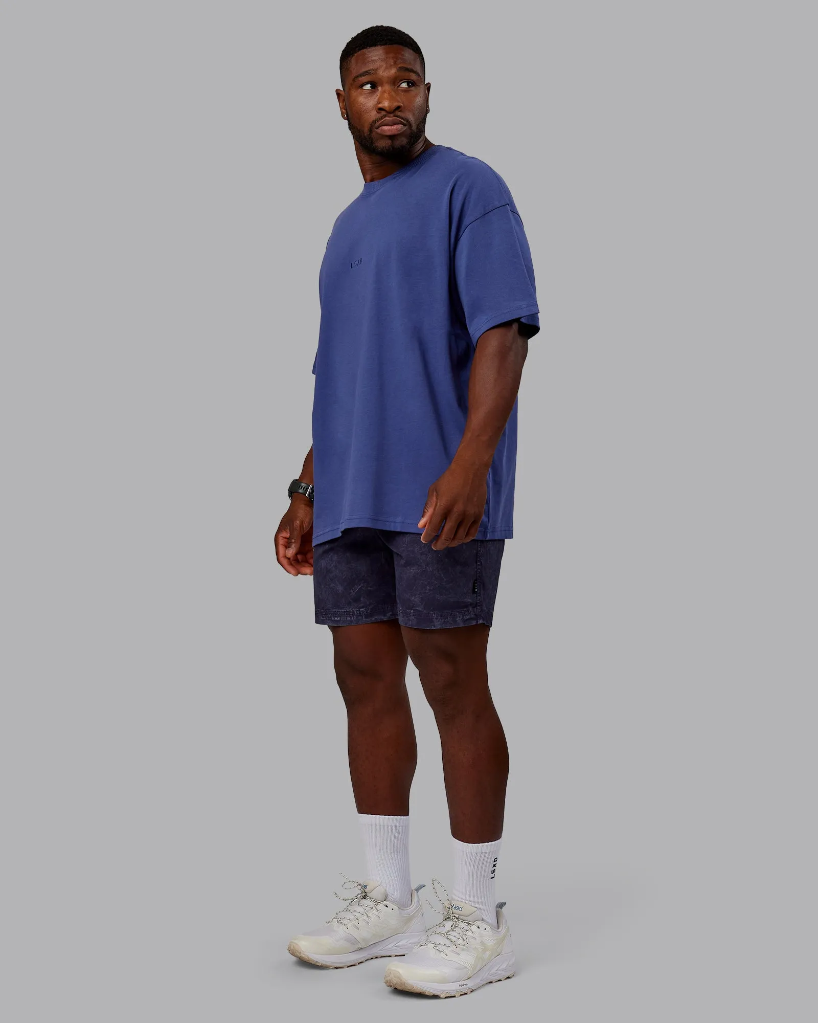 Washed Daily 7" Shorts - Midnight Blue