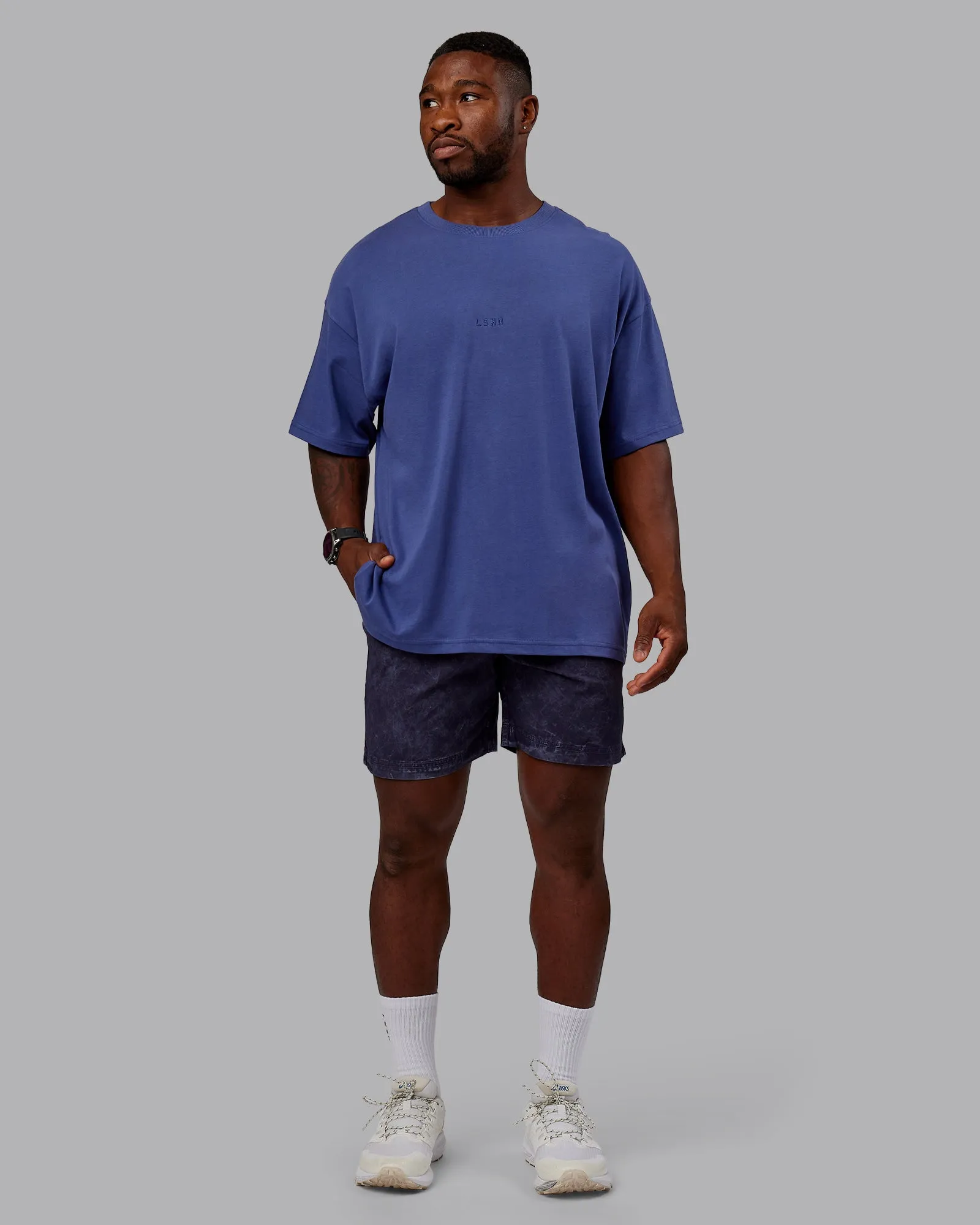 Washed Daily 7" Shorts - Midnight Blue