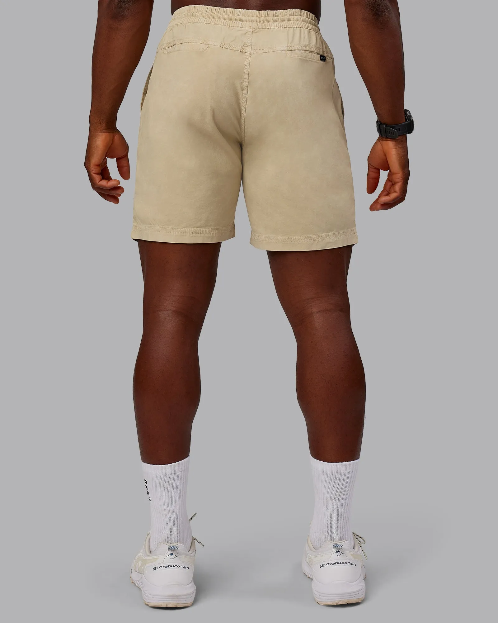 Washed Daily 7" Shorts - Pale Khaki
