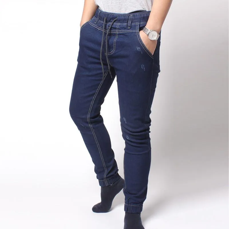 West Louis™ Shinny Washed Harem Jeans