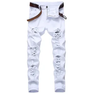 White Ripped Jeans