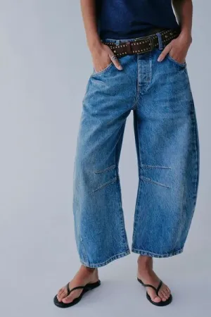 Wide Leg Jeans with Pockets