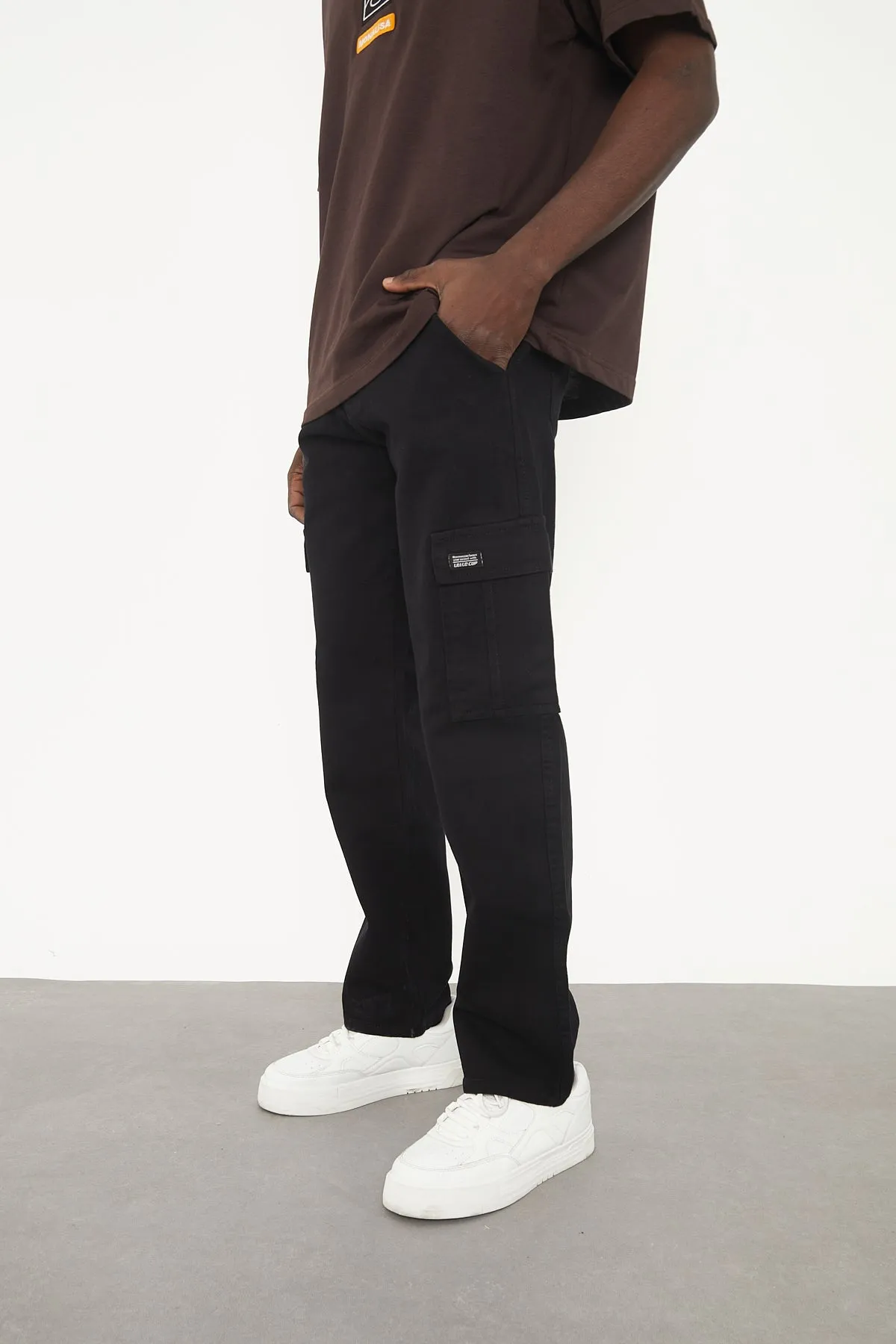 Wolfe Denim Baggy - Black Pockets