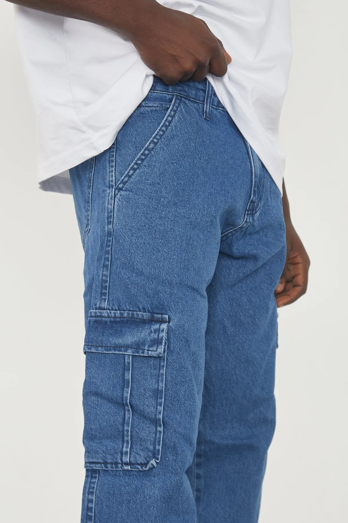Wolfe Denim Baggy - Blue Pockets