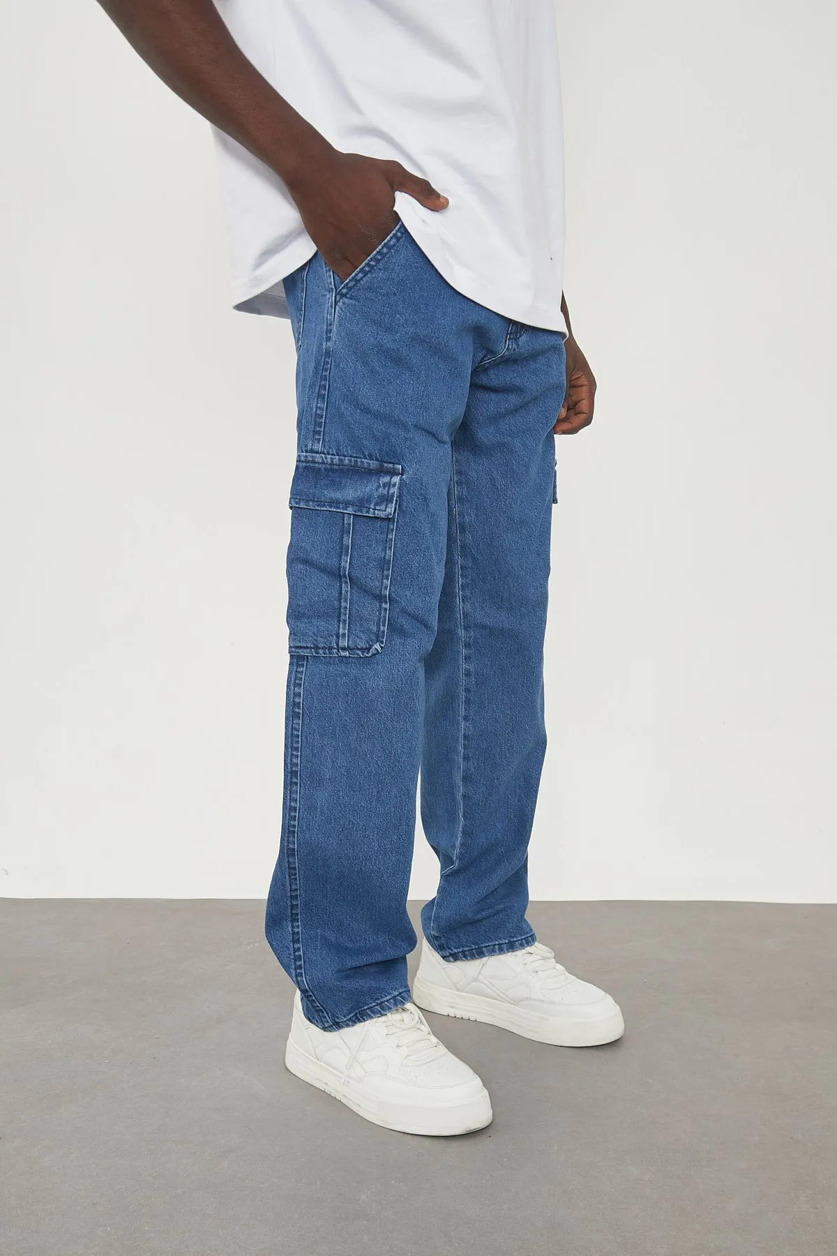 Wolfe Denim Baggy - Blue Pockets