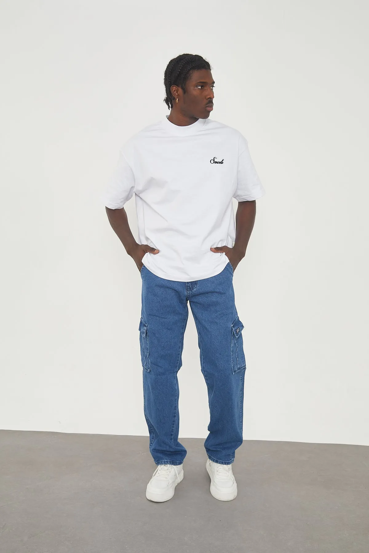 Wolfe Denim Baggy - Blue Pockets