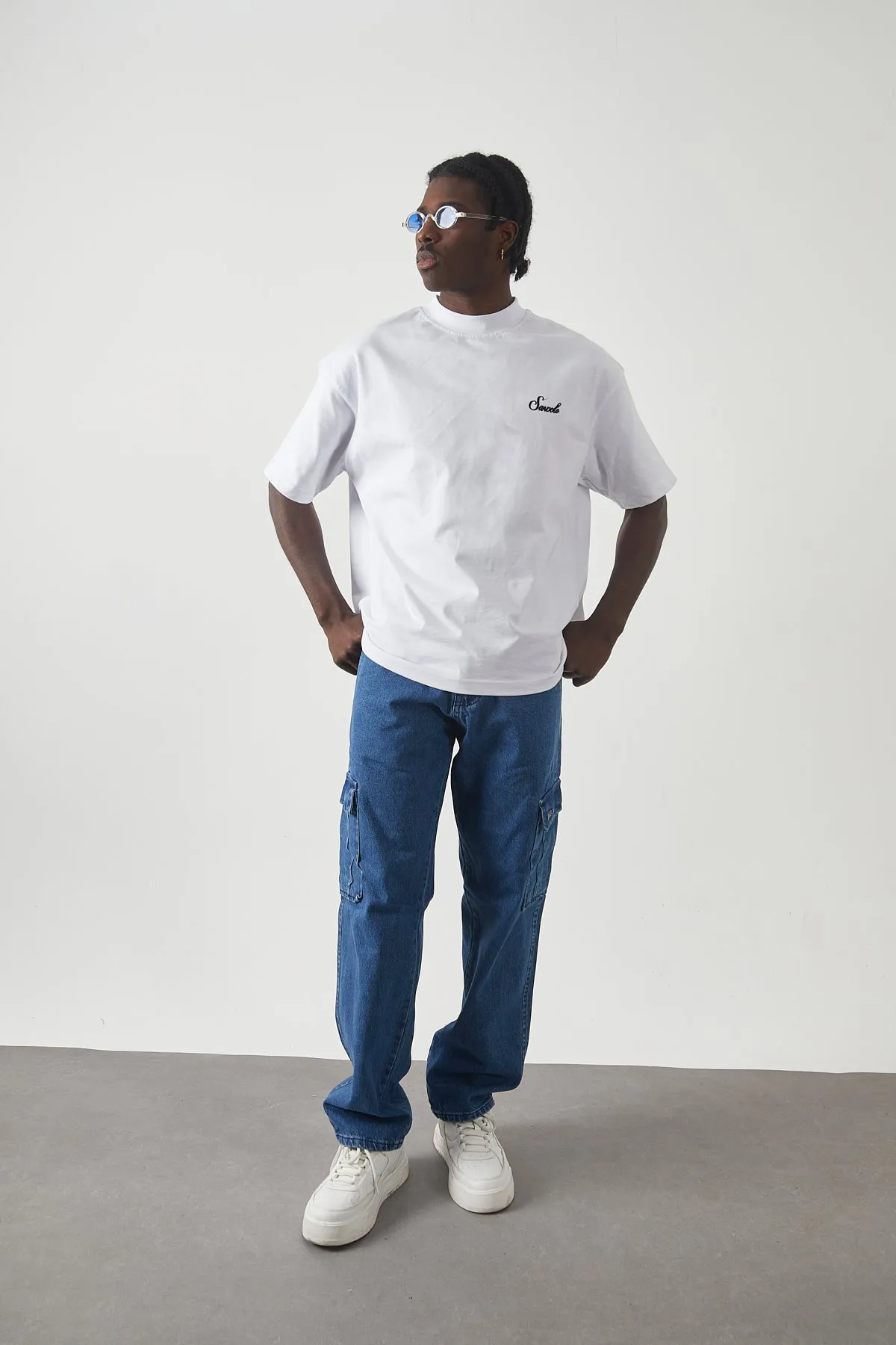 Wolfe Denim Baggy - Blue Pockets
