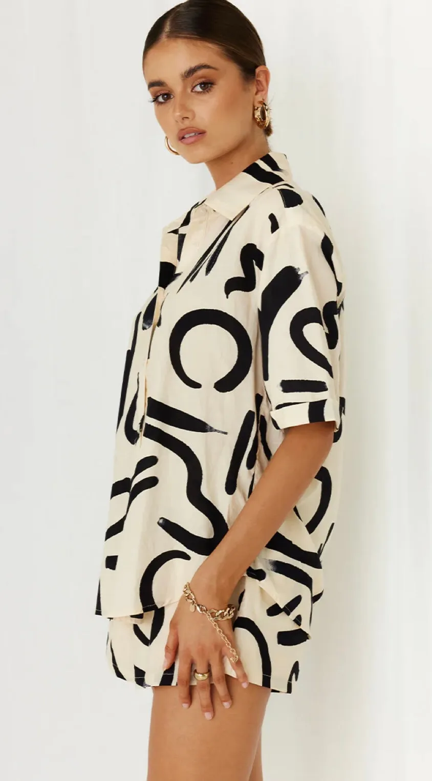 Women York Shirt Set