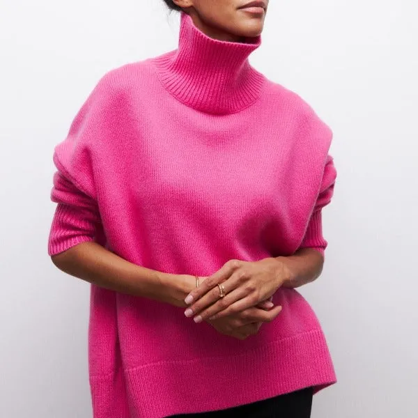 Women's Cozy Warm Oversized Turtleneck Sweater | Winter