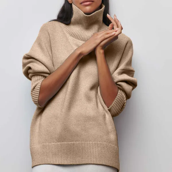 Women's Cozy Warm Oversized Turtleneck Sweater | Winter