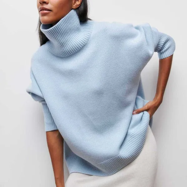 Women's Cozy Warm Oversized Turtleneck Sweater | Winter