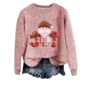 Women's Long Christmas Sweater | Knitted