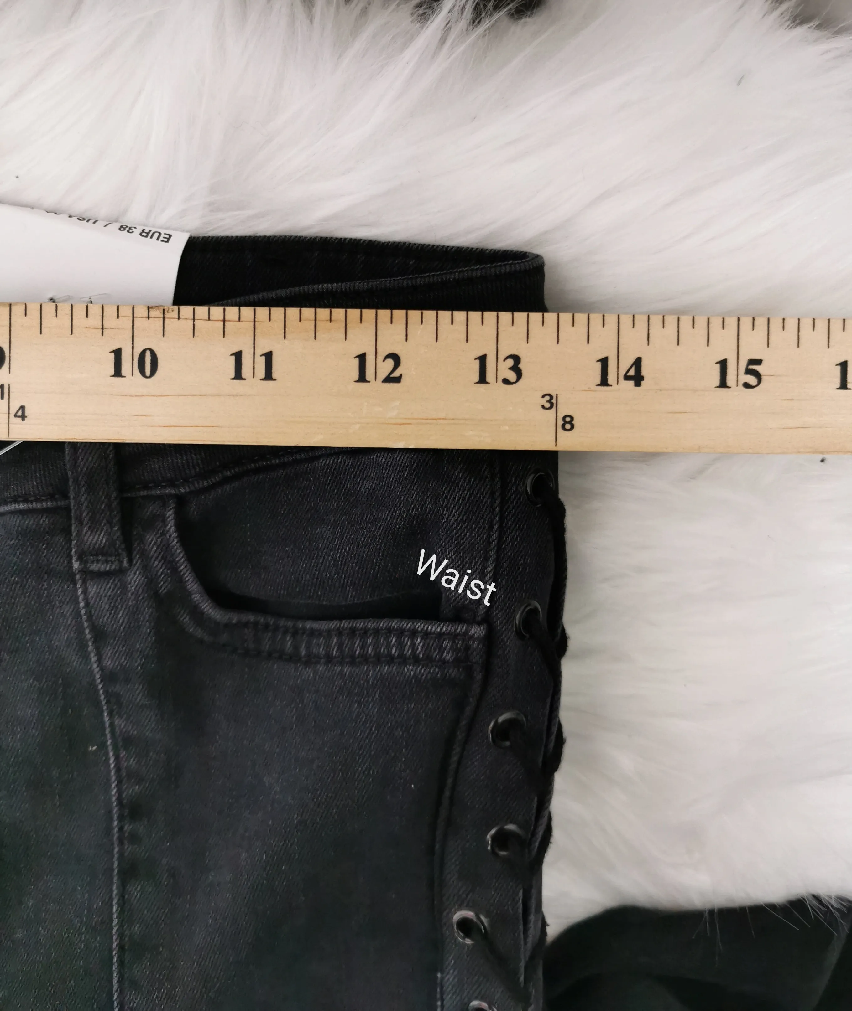WOMENS SIZE 6 or TEEN GIRL - ZARA Trafaluc, Black Skinny Jeans NWT B5