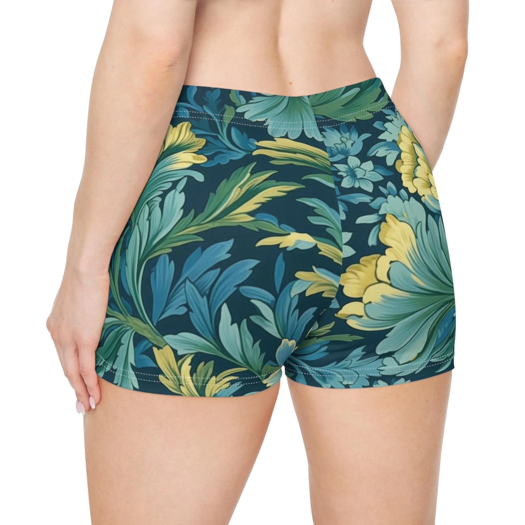 Workout Shorts - Elric Giverny Chintz